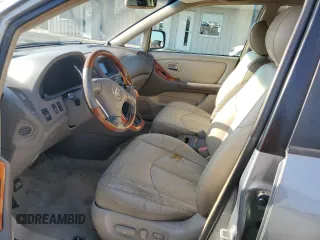 2002 Lexus RX 300 with VIN JTJHF10U520260081, listed as a Copart auction lot 51967925 with 213,890 mi miles and Salvage Title. Bid and sale history available at DreamBid. Image 7.