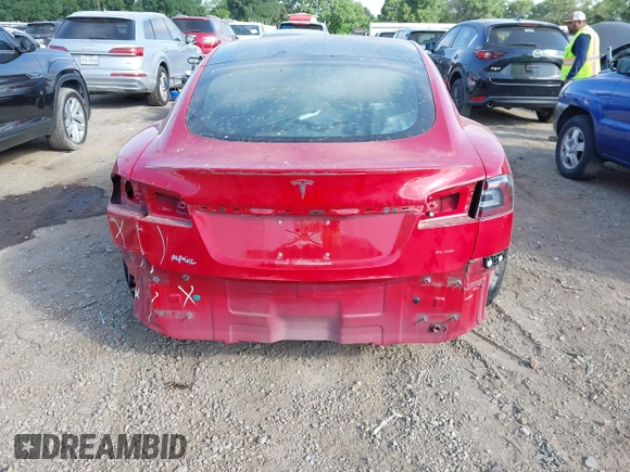 2021 Tesla Model S Plaid with VIN 5YJSA1E60MF447203, listed as a IAAI auction lot 42025120 with 58,190 mi miles. Bid and sale history available at carsss.com. Image 6.