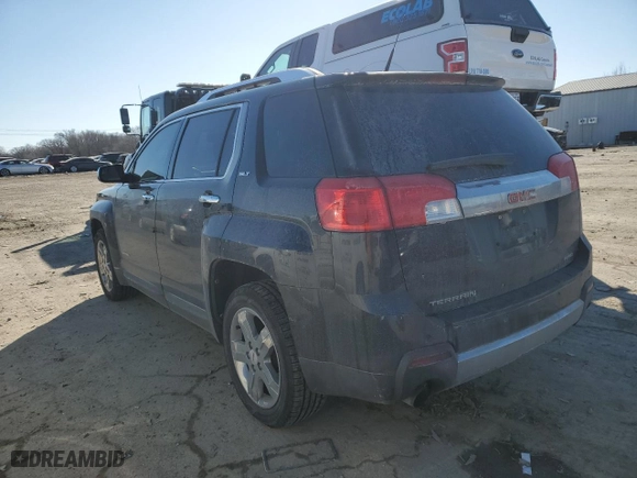 2012 GMC Terrain SLT-2 with VIN 2GKFLXE56C6353292, listed as a Copart auction lot 46133545 with 137,845 mi miles and Salvage Title. Bid and sale history available at carsss.com. Image 2.