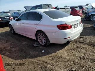 2014 BMW 5 Series 535i xDrive with VIN WBA5B3C57ED536661, listed as a Copart auction lot 48245365 with 117,070 mi miles and Salvage Title. Bid and sale history available at carsss.com. Image 2.
