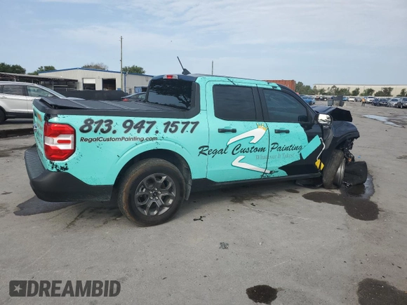 2024 Ford Maverick XLT z VIN 3FTTW8H34RRA35632, wystawiony jako Copart lot #56174595 z przebiegiem 22 298 mil mil oraz Szkoda całkowita • Salvage title. Historia ofert i sprzedaży dostępna na DreamBid. Obrazek 3.