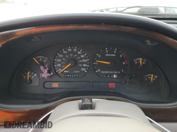 1996 Ford Mustang with VIN 1FALP4047TF106715, listed as a Copart auction lot 78658044 with 60,205 mi miles and Salvage Title. Bid and sale history available at carsss.com. Image 9.