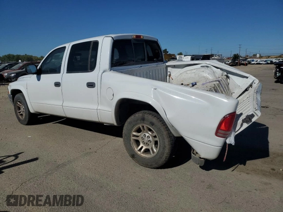 2004 Dodge Dakota SLT z VIN 1D7HL48N94S674827, wystawiony jako Copart lot #72969214 z przebiegiem 248 387 mil mil oraz Szkoda całkowita • Salvage title. Historia ofert i sprzedaży dostępna na DreamBid. Obrazek 2.