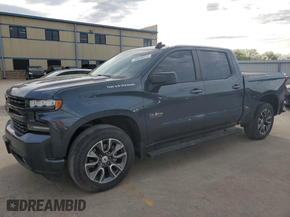 2020 Chevrolet Silverado 1500 RST with VIN 3GCPWDETXLG440251, listed as a Copart auction lot 50638225 with 42,663 mi miles and Salvage Title. Bid and sale history available at DreamBid. Image 1.