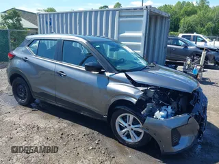 2024 Nissan Kicks S z VIN 3N1CP5BV7RL495539, wystawiony jako IAAI lot #42297467 z przebiegiem 45 734 mil mil oraz . Historia ofert i sprzedaży dostępna na DreamBid. Obrazek 1.