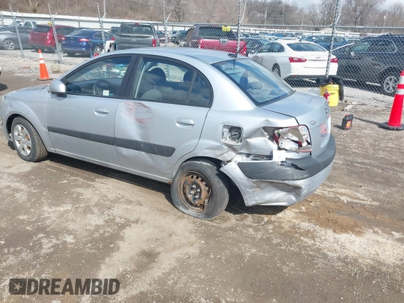 2009 Kia Rio LX with VIN KNADE223796521410, listed as a IAAI auction lot 41887883 with 82,360 mi miles and . Bid and sale history available at DreamBid. Image 6.