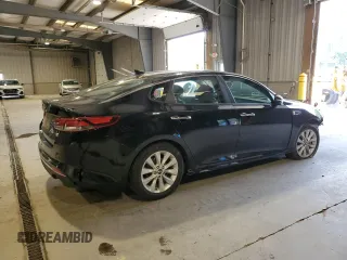 2018 Kia Optima S with VIN 5XXGT4L36JG202795, listed as a Copart auction lot 60000645 with 15,217 mi miles and Salvage title. Bid and sale history available at DreamBid. Image 3.