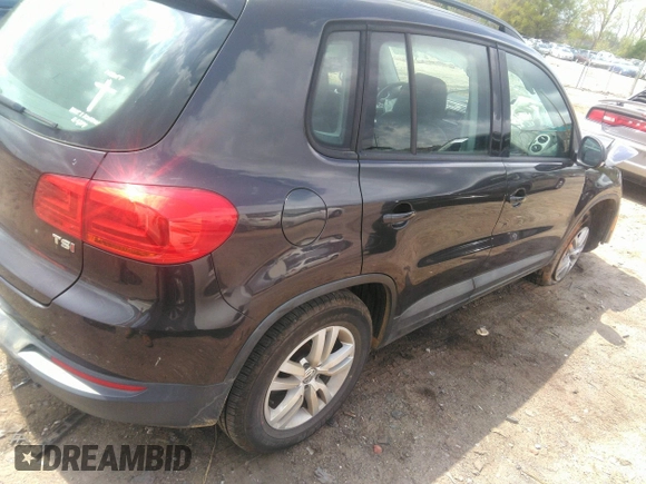 2016 Volkswagen Tiguan SEL with VIN WVGAV7AX0GW552305, listed as a IAAI auction lot 41954037 with 180,780 mi miles and . Bid and sale history available at DreamBid. Image 4.