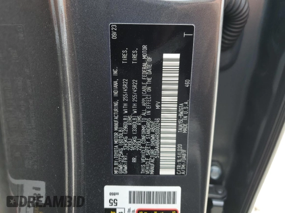 2024 Lexus TX 350 z VIN 5TDAAAB64RS000246, wystawiony jako Copart lot #54301965 z przebiegiem 28 664 mil mil oraz Szkoda całkowita • Salvage title. Historia ofert i sprzedaży dostępna na DreamBid. Obrazek 12.
