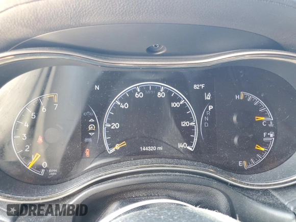 2018 Jeep Grand Cherokee High Altitude with VIN 1C4RJECG1JC260482, listed as a Copart auction lot 57310115 with 144,320 mi miles and Salvage title. Bid and sale history available at DreamBid. Image 9.