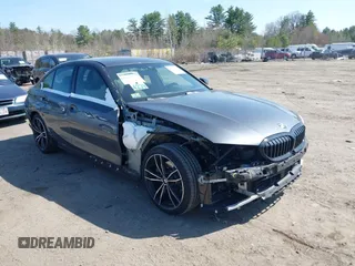 2021 BMW 3 Series 330i xDrive with VIN 3MW5R7J08M8C03343, listed as a IAAI auction lot 42061147 with 34,941 mi miles and . Bid and sale history available at DreamBid. Image 1.