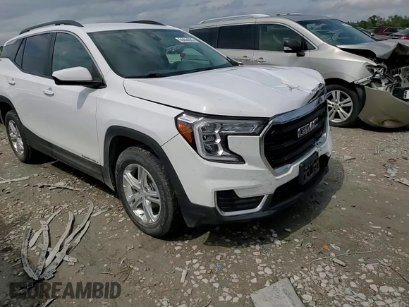 2022 GMC Terrain SLE z VIN 3GKALTEV3NL128085, wystawiony jako Copart lot #55044035 z przebiegiem 89 619 mil mil oraz Szkoda całkowita • Salvage title. Historia ofert i sprzedaży dostępna na DreamBid. Obrazek 14.
