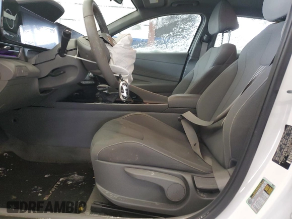 2024 Hyundai Elantra SEL with VIN KMHLS4DG2RU772054, listed as a Copart auction lot 88602205 with 14,822 mi miles and Salvage title. Bid and sale history available at DreamBid. Image 7.