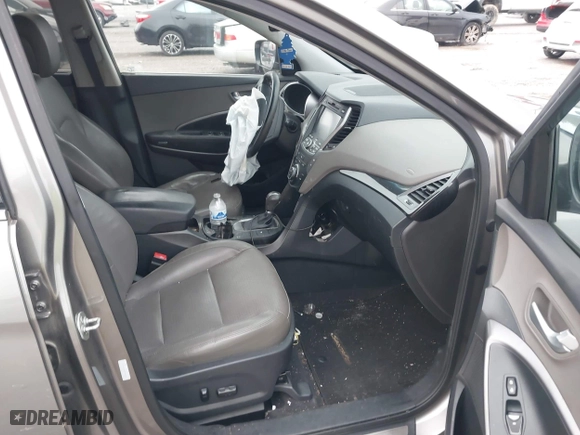 2013 Hyundai Santa Fe Sport with VIN 5XYZUDLB6DG049221, listed as a IAAI auction lot 41104106 with 130,355 mi miles. Bid and sale history available at carsss.com. Image 5.