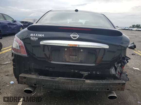 2014 Nissan Maxima S with VIN 1N4AA5AP2EC907337, listed as a Copart auction lot 63663415 with 52,260 mi miles and Salvage title. Bid and sale history available at DreamBid. Image 6.