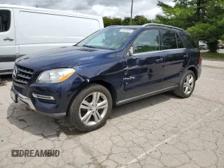 2013 Mercedes-Benz M with VIN 4JGDA5HB3DA153081, listed as a Copart auction lot 64823524 with 129,004 mi miles and Salvage Title. Bid and sale history available at carsss.com. Image 1.