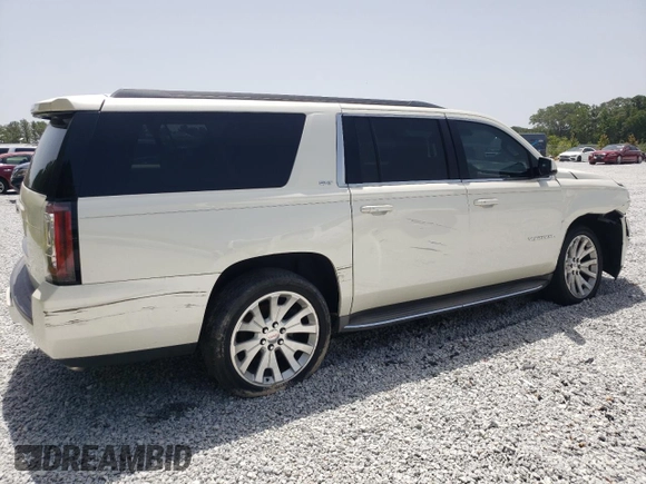 2015 GMC Yukon XL SLT with VIN 1GKS1HKC6FR167581, listed as a Copart auction lot 65600494 with 156,823 mi miles and Clean Title. Bid and sale history available at carsss.com. Image 3.