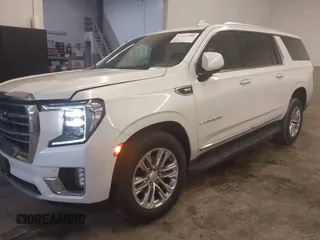2021 GMC Yukon XL SLT with VIN 1GKS2GKD1MR421646, listed as a IAAI auction lot 41453288 with 48,855 mi miles. Bid and sale history available at carsss.com. Image 2.