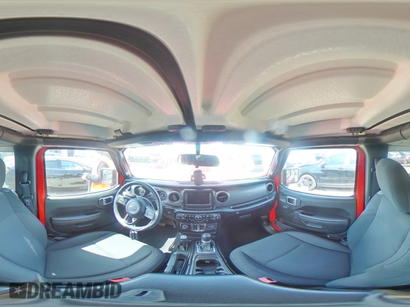 2023 Jeep Wrangler Willys z VIN 1C4HJXAG4PW512615, wystawiony jako Copart lot #56068085 z przebiegiem 21 624 mil mil oraz Szkoda całkowita • Salvage title. Historia ofert i sprzedaży dostępna na DreamBid. Obrazek 15.