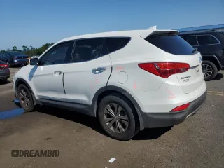 2014 Hyundai Santa Fe z VIN 5XYZTDLB9EG195651, wystawiony jako Copart lot #61422625 z przebiegiem 61 128 mil mil oraz Szkoda całkowita • Salvage title. Historia ofert i sprzedaży dostępna na DreamBid. Obrazek 2.