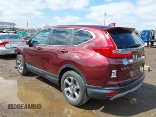 2017 Honda CR-V EX-L with VIN 2HKRW2H85HH621583, listed as a IAAI auction lot 41917850 with 62,070 mi miles. Bid and sale history available at carsss.com. Image 3.