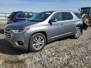 2018 Chevrolet Traverse High Country z VIN 1GNEVKKW2JJ269429, wystawiony jako Copart lot #49491215 z przebiegiem 63 847 mil mil oraz Szkoda całkowita • Salvage title. Historia ofert i sprzedaży dostępna na DreamBid. Obrazek 1.