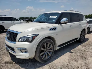 2017 Infiniti QX80 with VIN JN8AZ2ND0H9830667, listed as a Copart auction lot 58690014 with 124,251 mi miles and Clean Title. Bid and sale history available at carsss.com. Image 1.