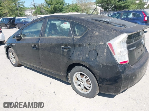 2010 Toyota Prius II with VIN JTDKN3DU9A0037557, listed as a IAAI auction lot 42137968 with 191,850 mi miles. Bid and sale history available at carsss.com. Image 3.