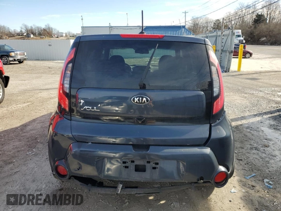 2015 Kia Soul + with VIN KNDJX3A59F7197181, listed as a Copart auction lot 45375915 with 134,713 mi miles and Salvage Title. Bid and sale history available at DreamBid. Image 6.