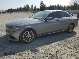 2016 Mercedes-Benz C 300 with VIN 55SWF4JB0GU163094, listed as a Copart auction lot 54800105 with 137,535 mi miles and Clean Title. Bid and sale history available at carsss.com. Image 1.