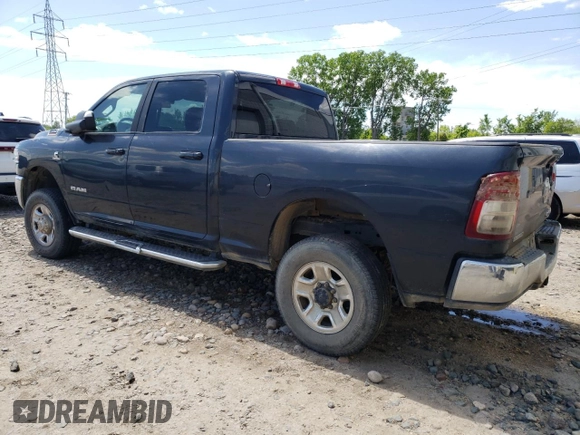 2020 Ram 2500 Big Horn with VIN 3C6UR5DL7LG141230, listed as a Copart auction lot 57183805 with 158,503 mi miles and Clean title. Bid and sale history available at DreamBid. Image 2.