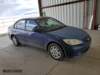 2004 Honda Civic LX with VIN 2HGES165X4H577582, listed as a Copart auction lot 52744395 with 182,867 mi miles and Clean Title. Bid and sale history available at carsss.com. Image 4.