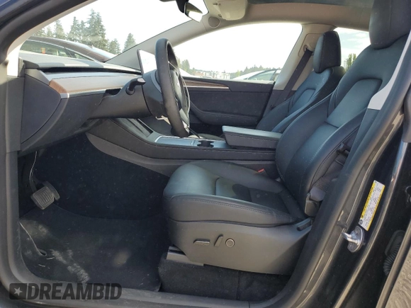2024 Tesla Model Y Long Range with VIN 7SAYGAEE8RF987571, listed as a Copart auction lot 55110485 with 19,732 mi miles and Salvage title. Bid and sale history available at DreamBid. Image 7.