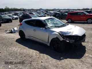 2014 Hyundai Veloster Turbo with VIN KMHTC6AE3EU183570, listed as a Copart auction lot 51014085 with 110,139 mi miles and Clean title. Bid and sale history available at DreamBid. Image 11.