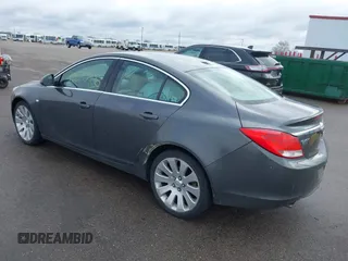2011 Buick Regal CXL Turbo TO6 with VIN W04G05GV4B1088006, listed as a IAAI auction lot 42070908 with 105,970 mi miles. Bid and sale history available at carsss.com. Image 3.