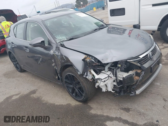 2014 Lexus CT 200h with VIN JTHKD5BH9E2182997, listed as a IAAI auction lot 41756156 with 105,983 mi miles and . Bid and sale history available at DreamBid. Image 1.