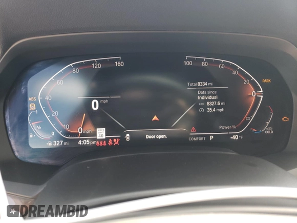 2023 BMW X5 xDrive40i with VIN 5UXCR6C05P9P17158, listed as a Copart auction lot 51681103 with 8,334 mi miles and . Bid and sale history available at DreamBid. Image 9.