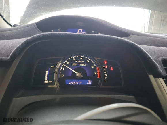 2009 Honda Civic Hybrid with VIN JHMFA36229S009624, listed as a Copart auction lot 50682165 with 169,009 mi miles and Salvage Title. Bid and sale history available at carsss.com. Image 9.
