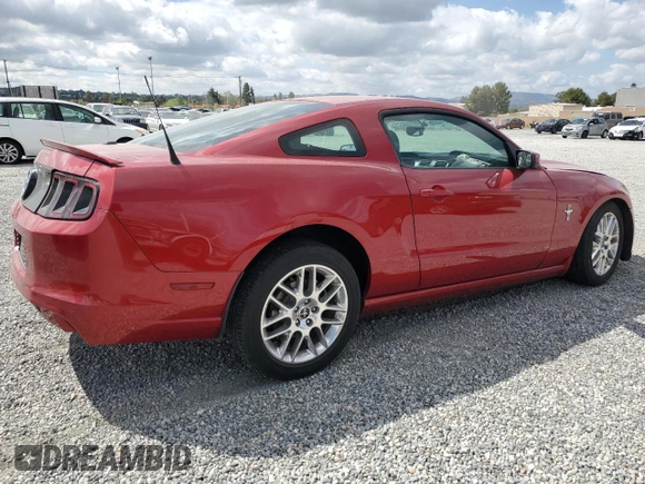 2013 Ford Mustang V6 with VIN 1ZVBP8AM4D5255339, listed as a Copart auction lot 50044005 with 50,517 mi miles and Salvage Title. Bid and sale history available at carsss.com. Image 3.