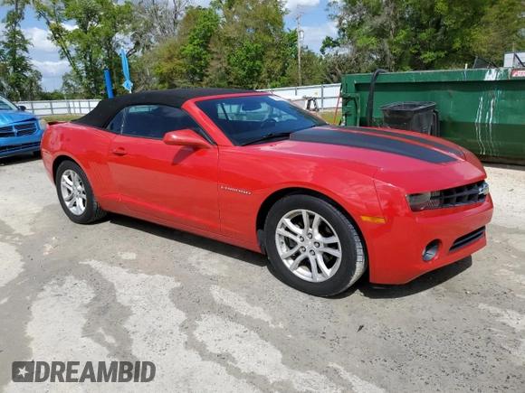 2013 Chevrolet Camaro LT with VIN 2G1FB3D3XD9197970, listed as a Copart auction lot 50360275 with 39,978 mi miles and Salvage title. Bid and sale history available at DreamBid. Image 4.