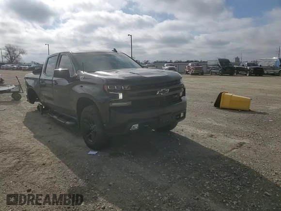 2021 Chevrolet Silverado 1500 LT Trail Boss with VIN 3GCPYFELXMG152978, listed as a Copart auction lot 43568205 with 51,475 mi miles and Salvage Title. Bid and sale history available at DreamBid. Image 11.