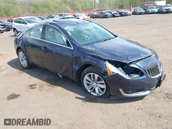 2015 Buick Regal Premium I with VIN 2G4GN5EX5F9262335, listed as a IAAI auction lot 42136706 with 80,539 mi miles and . Bid and sale history available at DreamBid. Image 1.
