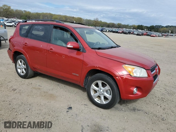 2010 Toyota RAV4 Ltd with VIN JTMDK4DV6A5092843, listed as a Copart auction lot 50541035 with 108,964 mi miles and Salvage Title. Bid and sale history available at carsss.com. Image 4.