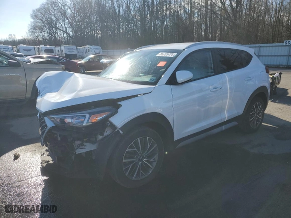 2021 Hyundai Tucson Sport with VIN KM8J3CAL5MU372188, listed as a Copart auction lot 85765474 with 53,252 mi miles and Salvage Title. Bid and sale history available at carsss.com. Image 1.