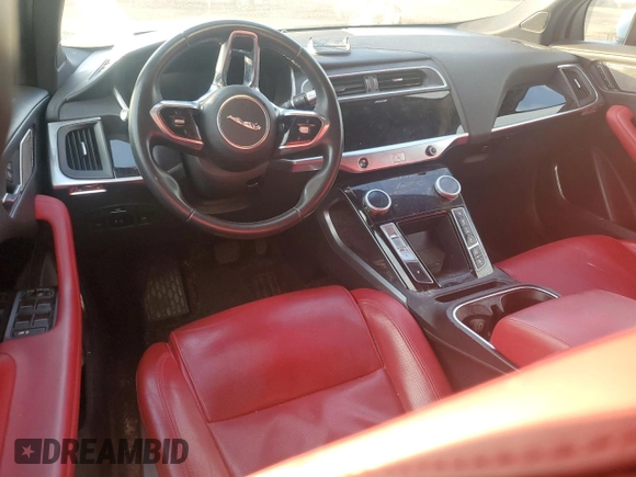 2020 Jaguar I-Pace HSE with VIN SADHD2S13L1F85932, listed as a Copart auction lot 87376284 with Not provided miles and Salvage title. Bid and sale history available at DreamBid. Image 8.