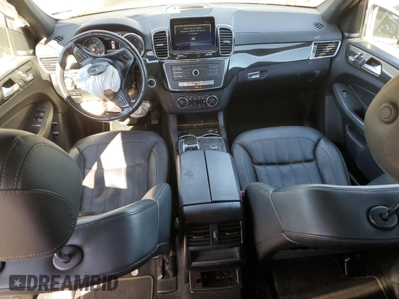 2017 Mercedes-Benz GLS 450 with VIN 4JGDF6EE3HA968974, listed as a Copart auction lot 67639594 with 104,330 mi miles and Salvage Title. Bid and sale history available at DreamBid. Image 8.