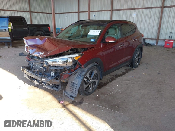 2016 Hyundai Tucson Limited with VIN KM8J33A21GU069937, listed as a IAAI auction lot 41861070 with 126,716 mi miles. Bid and sale history available at carsss.com. Image 17.