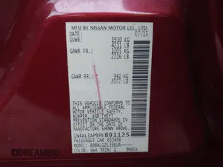 2015 Nissan Altima SL with VIN 1N4AL3AP9FN891125, listed as a IAAI auction lot 41858652 with 272,661 mi miles and . Bid and sale history available at DreamBid. Image 9.