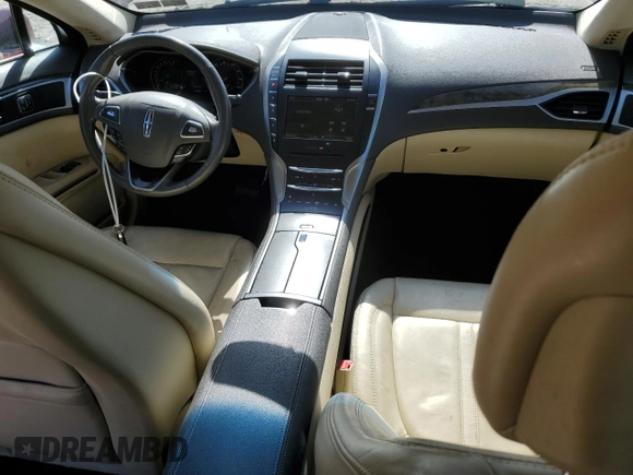 2014 Lincoln MKZ with VIN 3LN6L2GK4ER817320, listed as a Copart auction lot 54834135 with 76,439 mi miles and Salvage title. Bid and sale history available at DreamBid. Image 8.