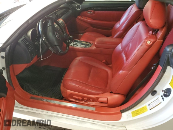 2007 Lexus SC 430 with VIN JTHFN45Y879012287, listed as a Copart auction lot 84038734 with 80,308 mi miles and Salvage Title. Bid and sale history available at DreamBid. Image 7.